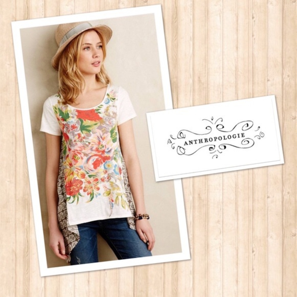 Little YellowButton Floral Shirt